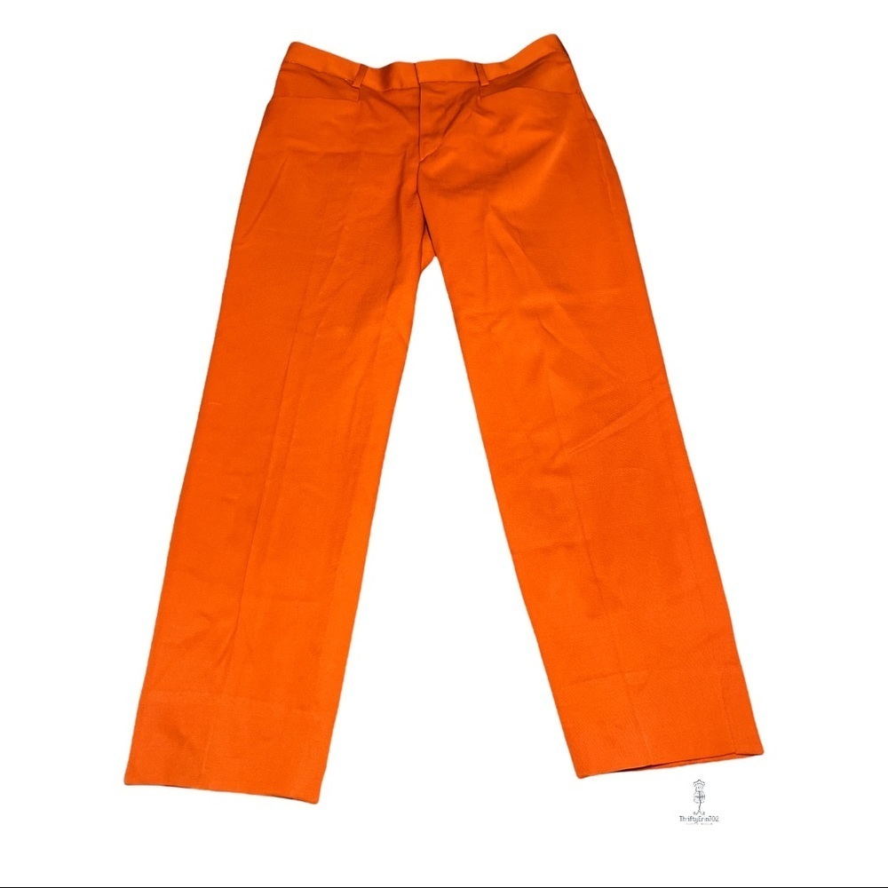 Rag & Bone orange crop slacks